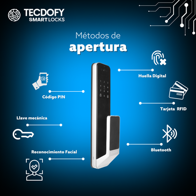 Cerradura digital inteligente T7 Tecdofy Smart Locks