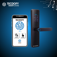 Cerradura electrónica inteligente H3 BLACK TECDOFY SMART LOCKS