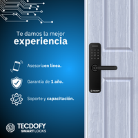 Cerradura digital inteligente H5 Black TECDOFY SMART LOCKS