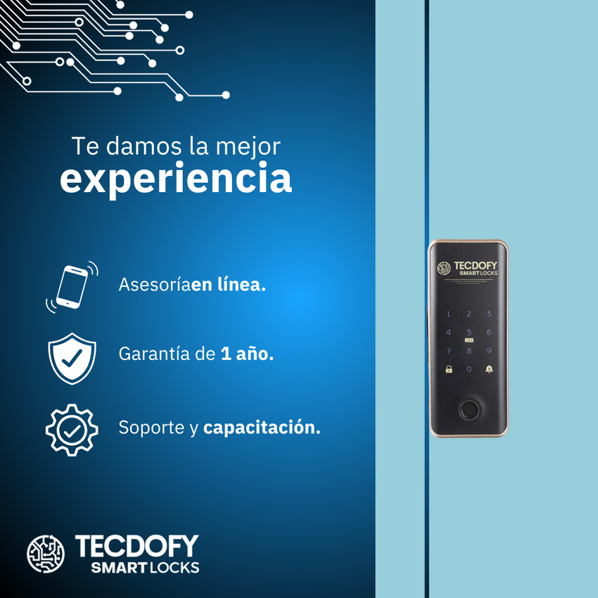Cerradura Digital Inteligente X2 TECDOFY SMART LOCKS