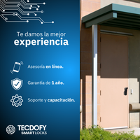 Cerradura electronica inteligente Z2A Black Silver TECDOFY SMART LOCKS