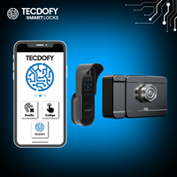 Cerradura electronica inteligente Z2A Black Silver TECDOFY SMART LOCKS
