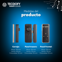 Cerradura Digital Inteligente X2 TECDOFY SMART LOCKS