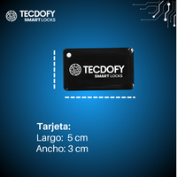 Tarjetas RFID Para Cerradura Digital Inteligente TECDOFY SMART LOCKS (Pack 10)