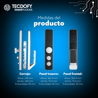 Cerradura electronica inteligente T7 Tecdofy Smart Locks